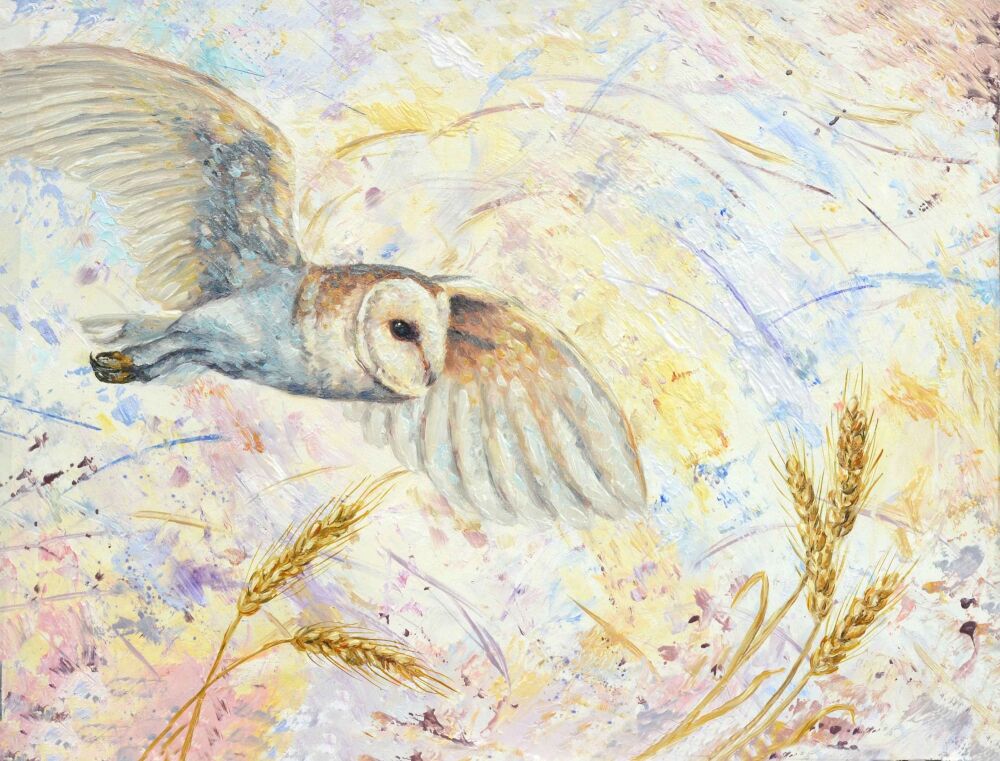 Original Paintings -   Owl Flight