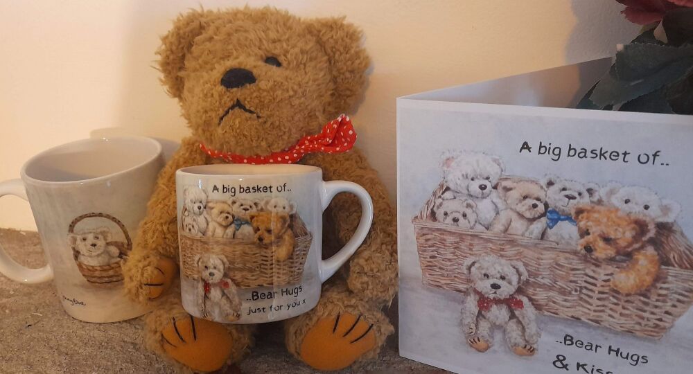 Child's Mug- A big basket of Bears
