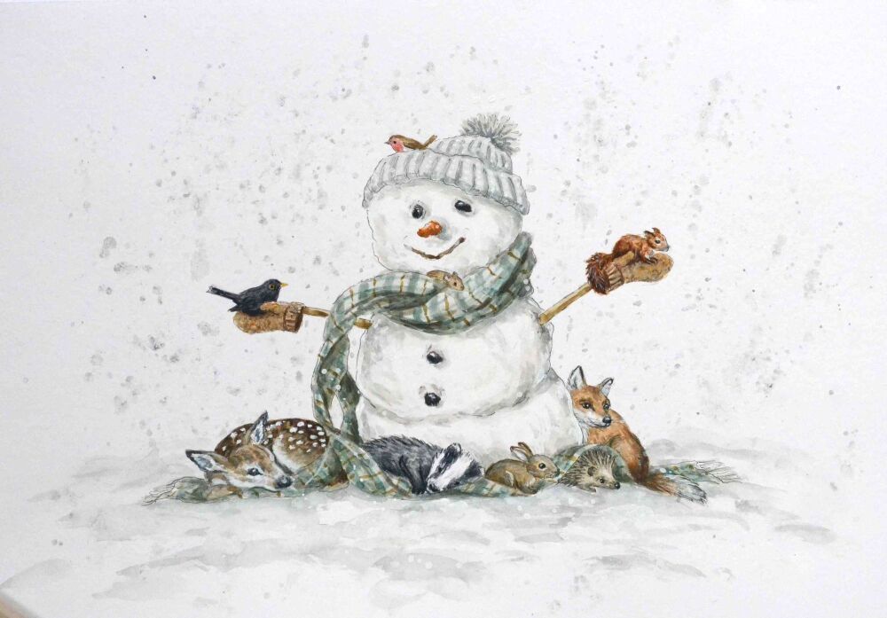 Snowman Scarf