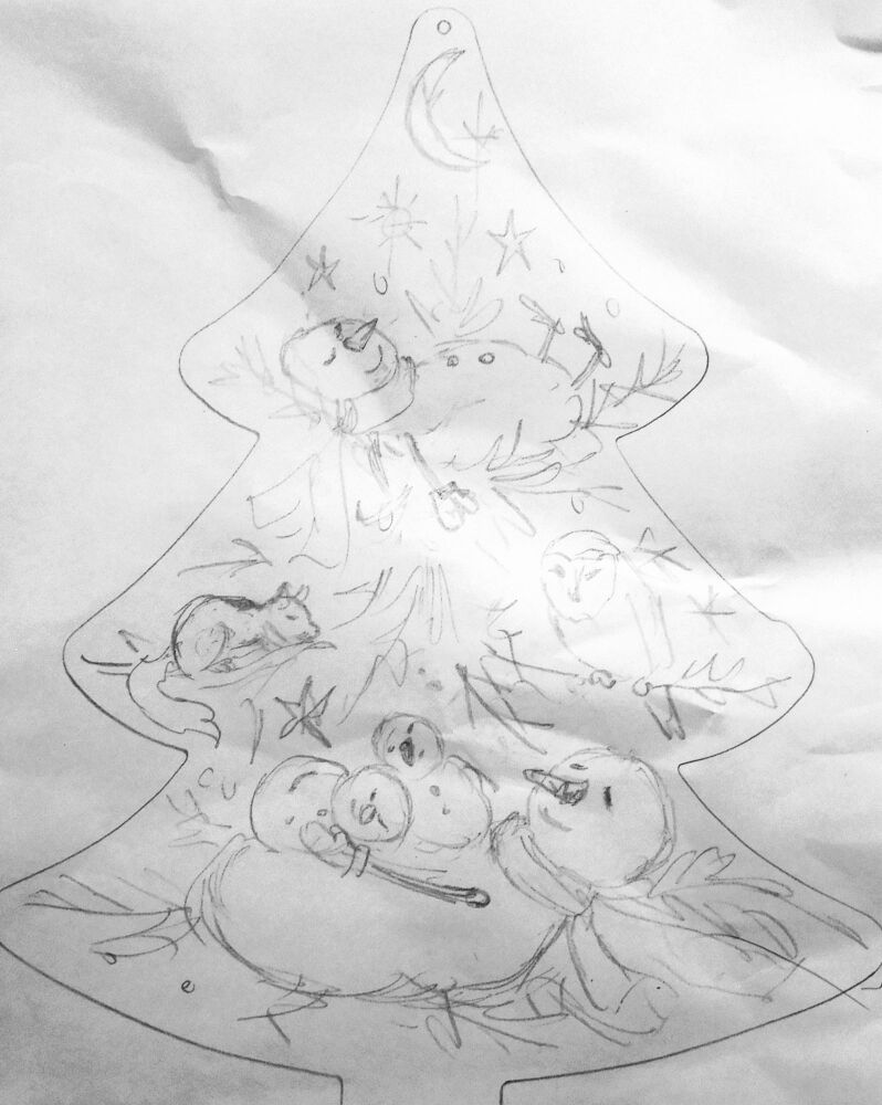 X Tree - Sleeping Snowmen