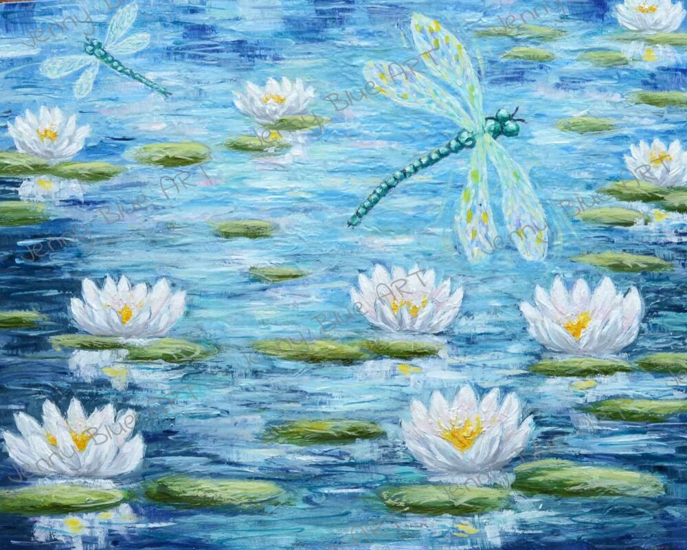 Original Paintings - Dragonflies