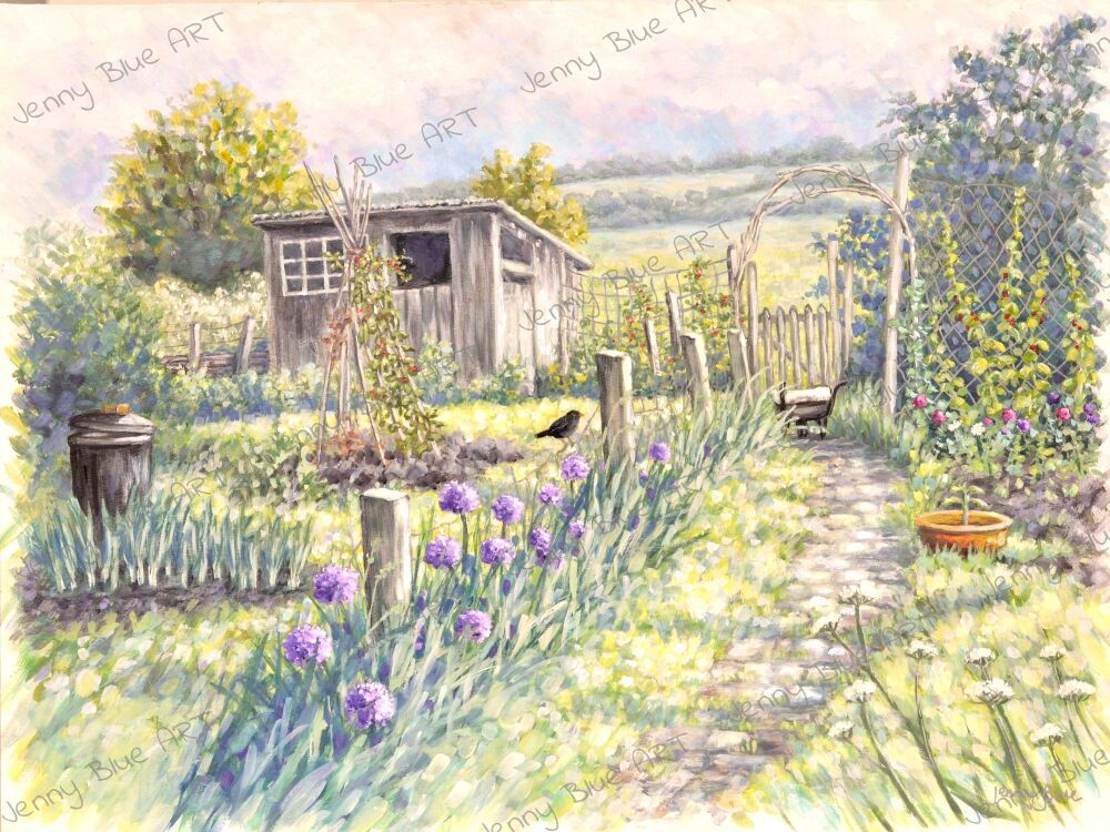 Original Paintings - Allotments