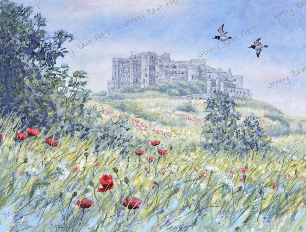 Original Paintings - Bamburgh Castle