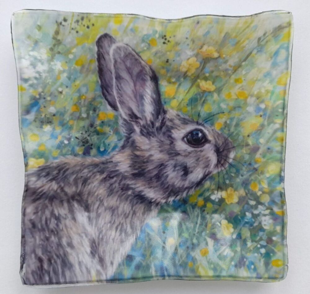 Tray/Dish - Rabbit & Buttercups