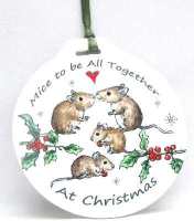 Bauble - Mice Family