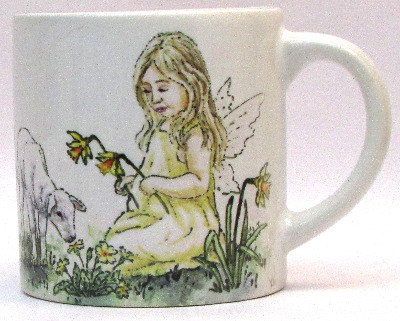 Child's Mug-Spring Fairy- Yellow