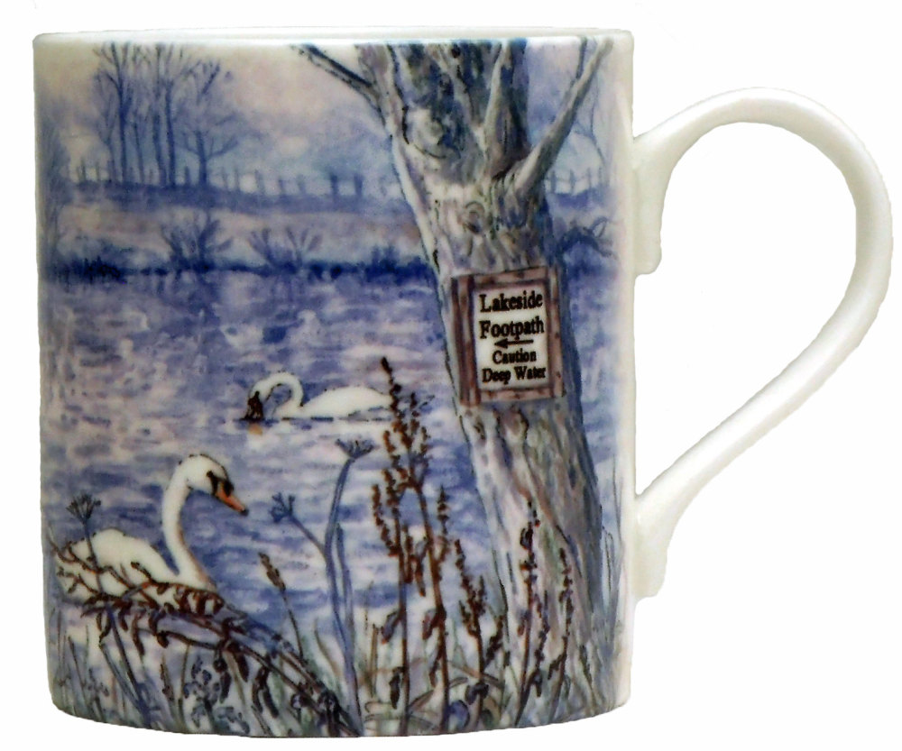 Mugs & Coasters-Swan Lake
