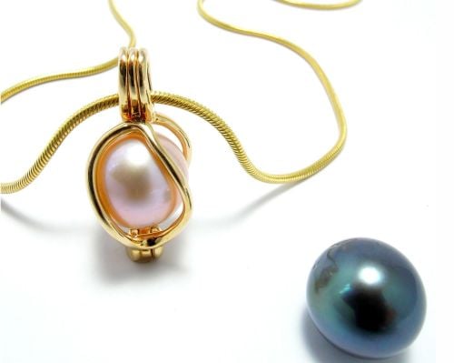 hanger goud 14kt. - pendentif or 14ct. - pendant gold 14ct. - klein/petit/s