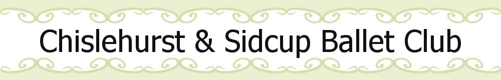 Chislehurst & Sidcup Ballet Club, site logo.