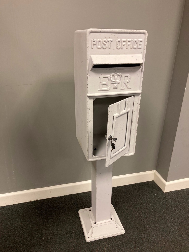 Free-standing metal Post Box