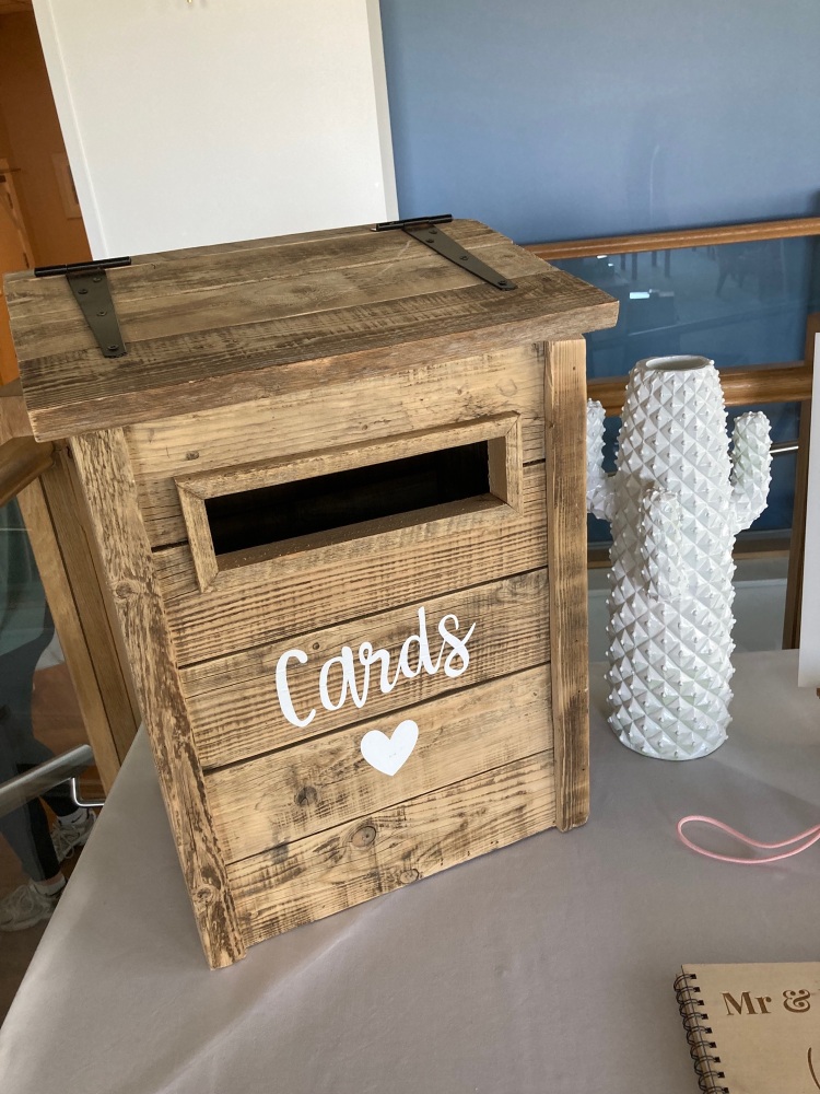 Rustic Wooden WEDDING POST Box