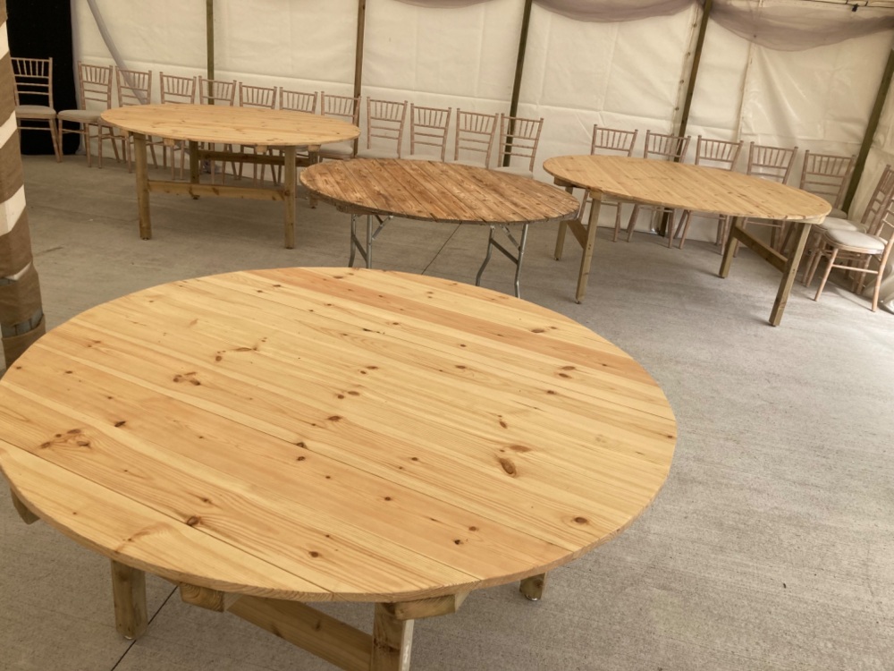 Wooden Round Tables