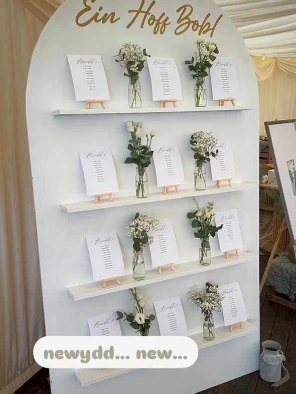 Arch Shelf Stand - 4 shelf Large