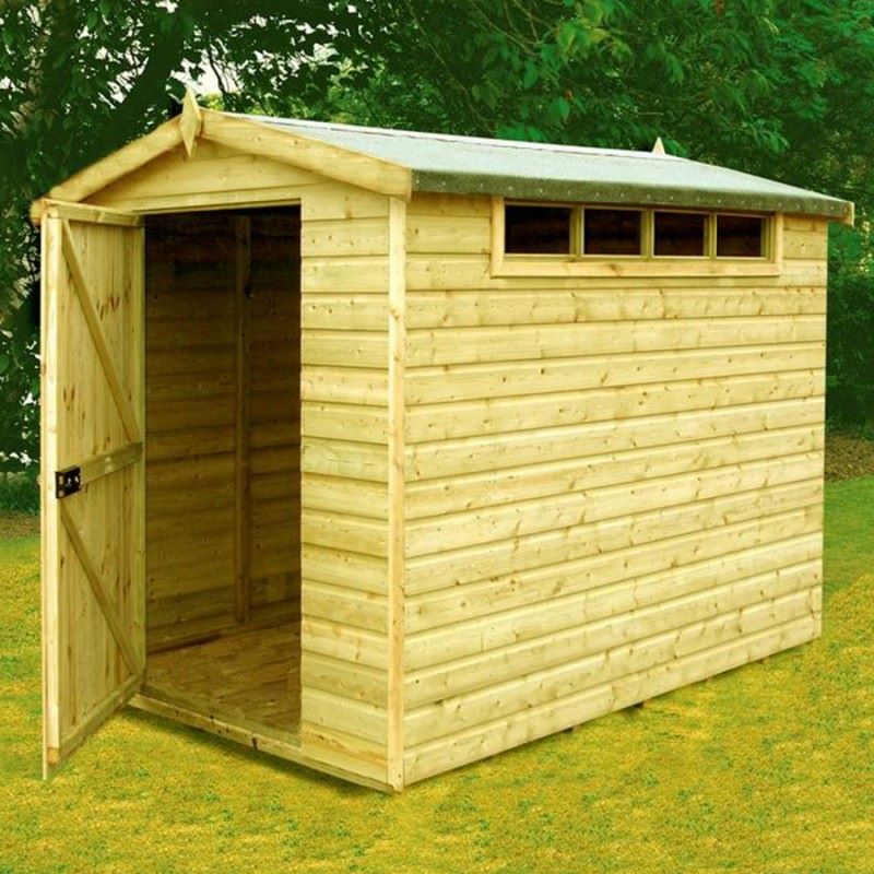 Security Apex Shed from