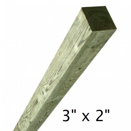 3" x 2" Fence Post all lengths from