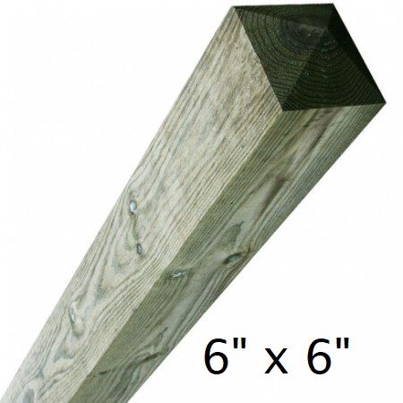 6" x 6"Fence Post all lengths from