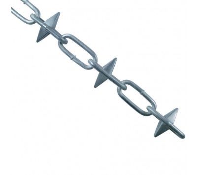 Chain Alternative Spiked (galvanised) per mt
