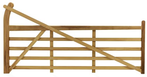 Estate Entrance Gate in Treated Softwood
