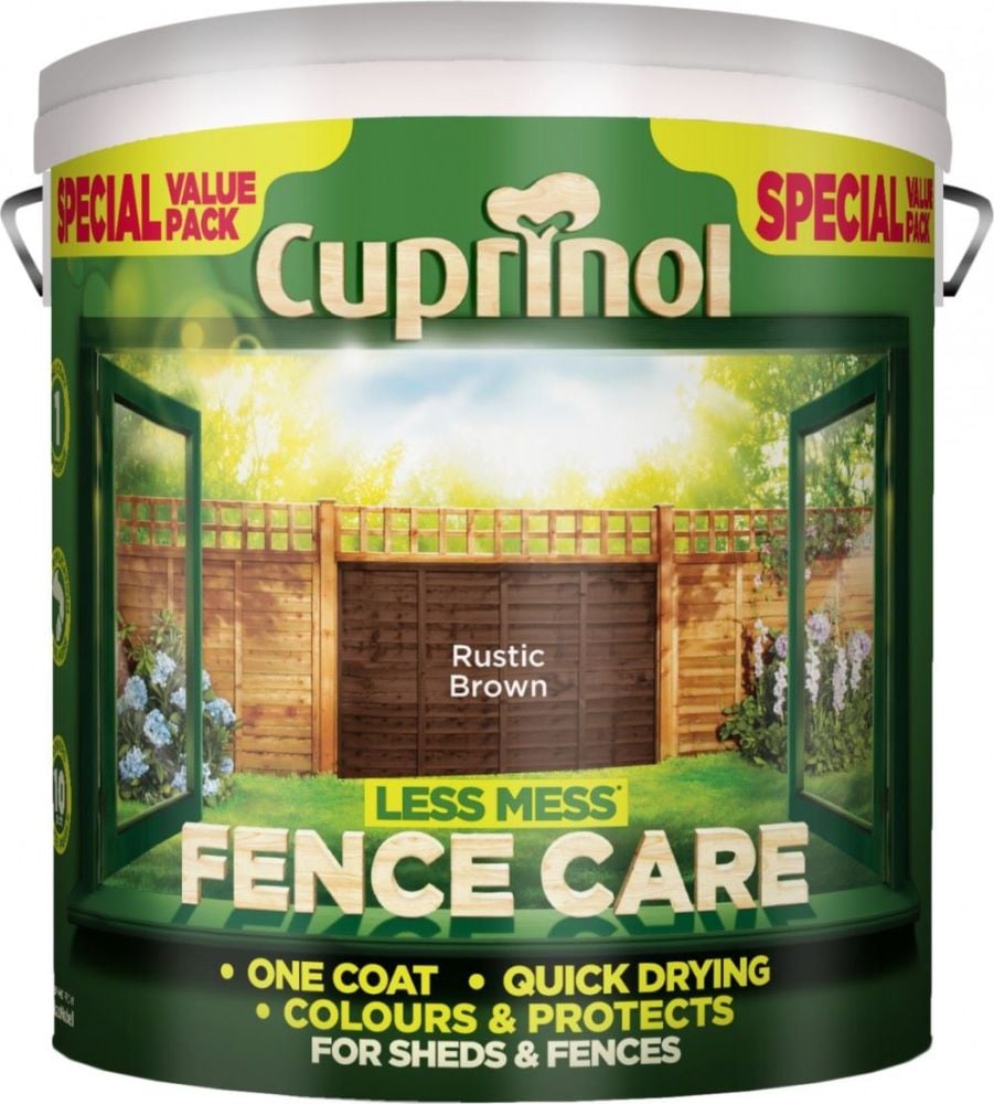 Cuprinol Less Mess Fence Care 6lt
