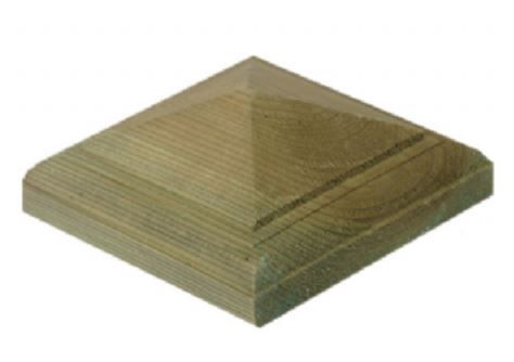 Pyramid Finial for fence posts from