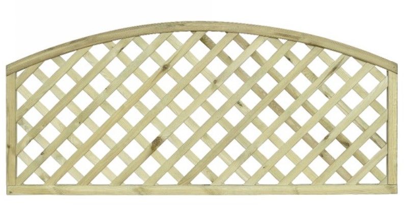 Diamond Concave & Convex Trellis 4" Open Hole all sizes from