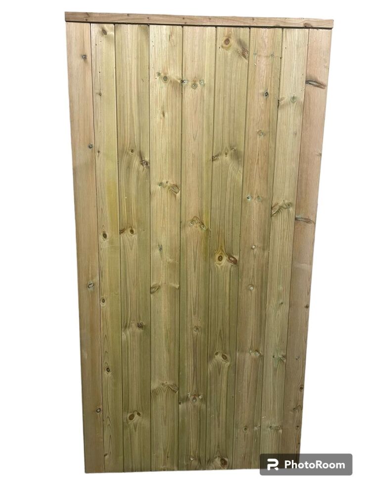 Prepared TGV Tongue & Groove Gate (framed ,ledged , braced )  from