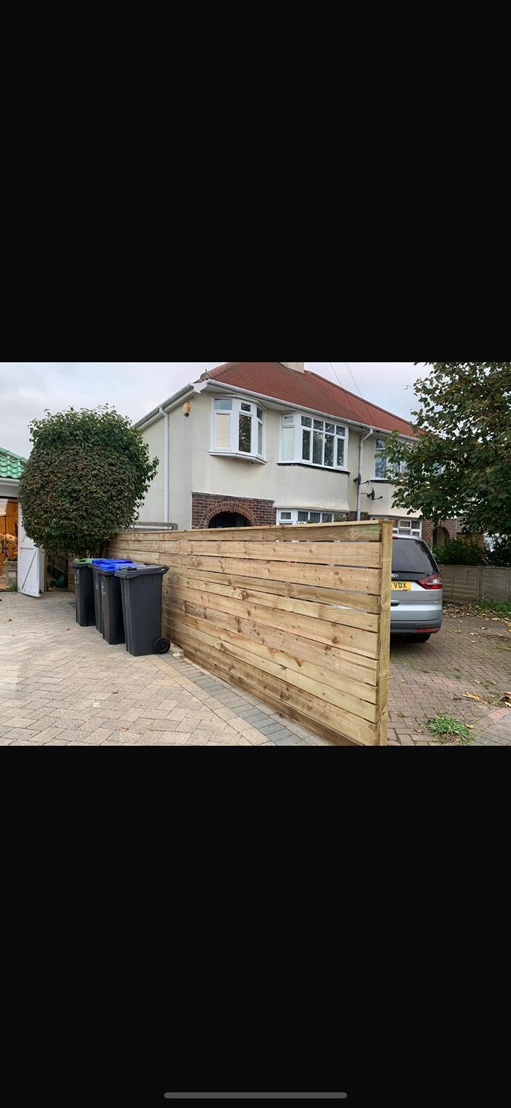 gravel board fence