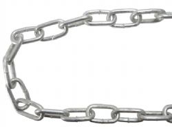 Chain Galvanised Plain Link per mt
