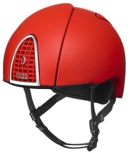 KEP Jockey/Endurance Rainbow Riding Helmet - Red (£404.17 Exc VAT or £485.0