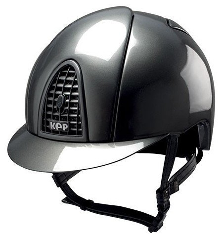 KEP Cromo Metal Metallic Riding Helmet - Grey Metallic (£462.50 Exc VAT & £