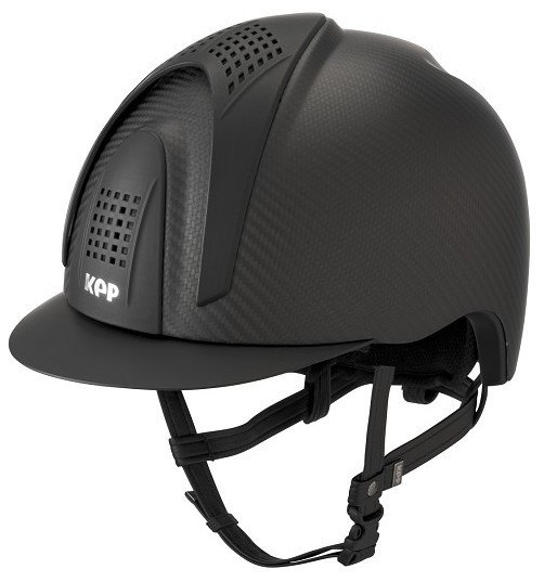 KEP E-Light Carbon Helmet - Matt Carbon With Matt Black Visor & Front & Bac