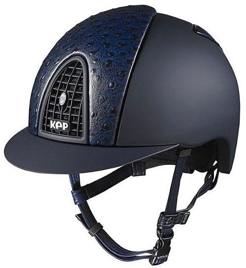 KEP Cromo Textile Blue With Blue Ostrich Print Leather Vents (£620.83 Exc V