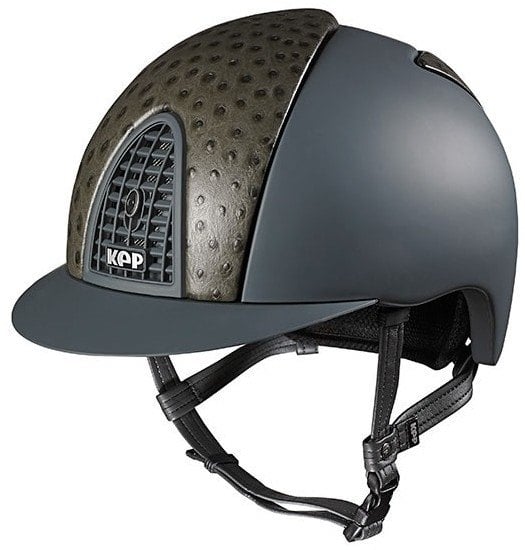 KEP Cromo Textile Grey With Ostrich Print Leather Vent (£620.83 Exc VAT or