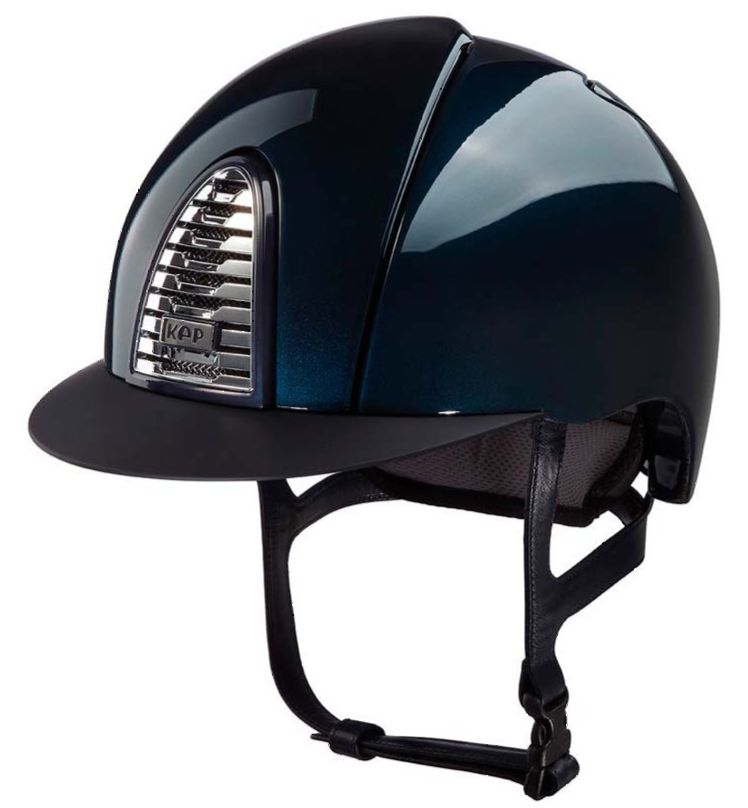 KEP Cromo 2.0 SHINE Riding Helmet - Navy Blue Shine (UK Customer Price £525