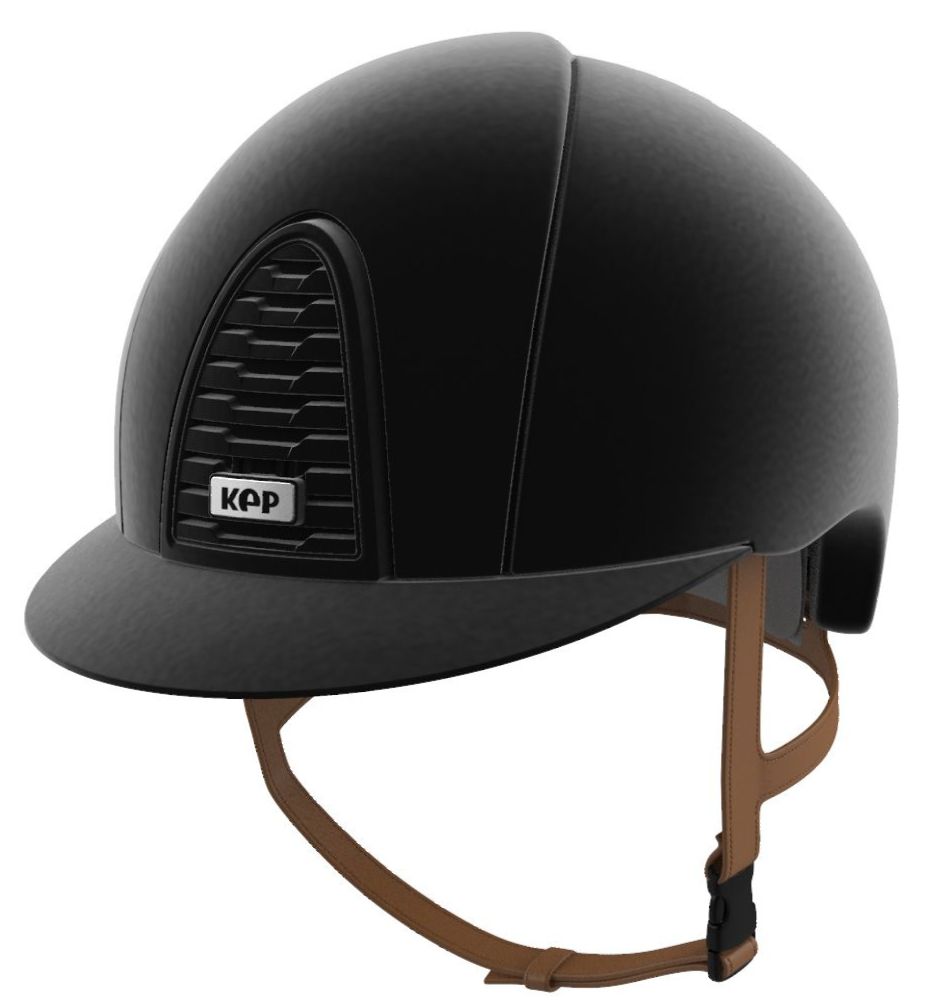 KEP Cromo 2.0 Velvet Riding Helmet - Black Full Velvet (UK Customer Price £