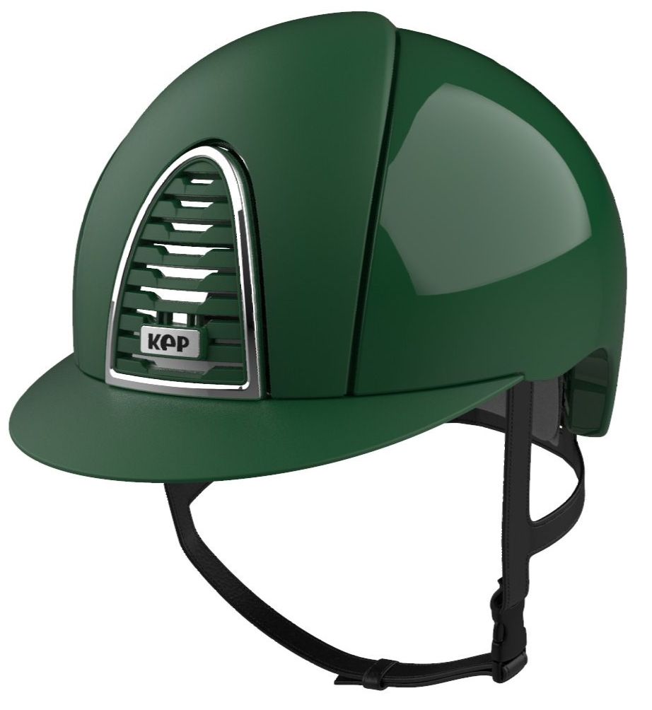 KEP CROMO 2.0 POLISH Riding Helmet - Polish/Textile Dark Green (UK Customer