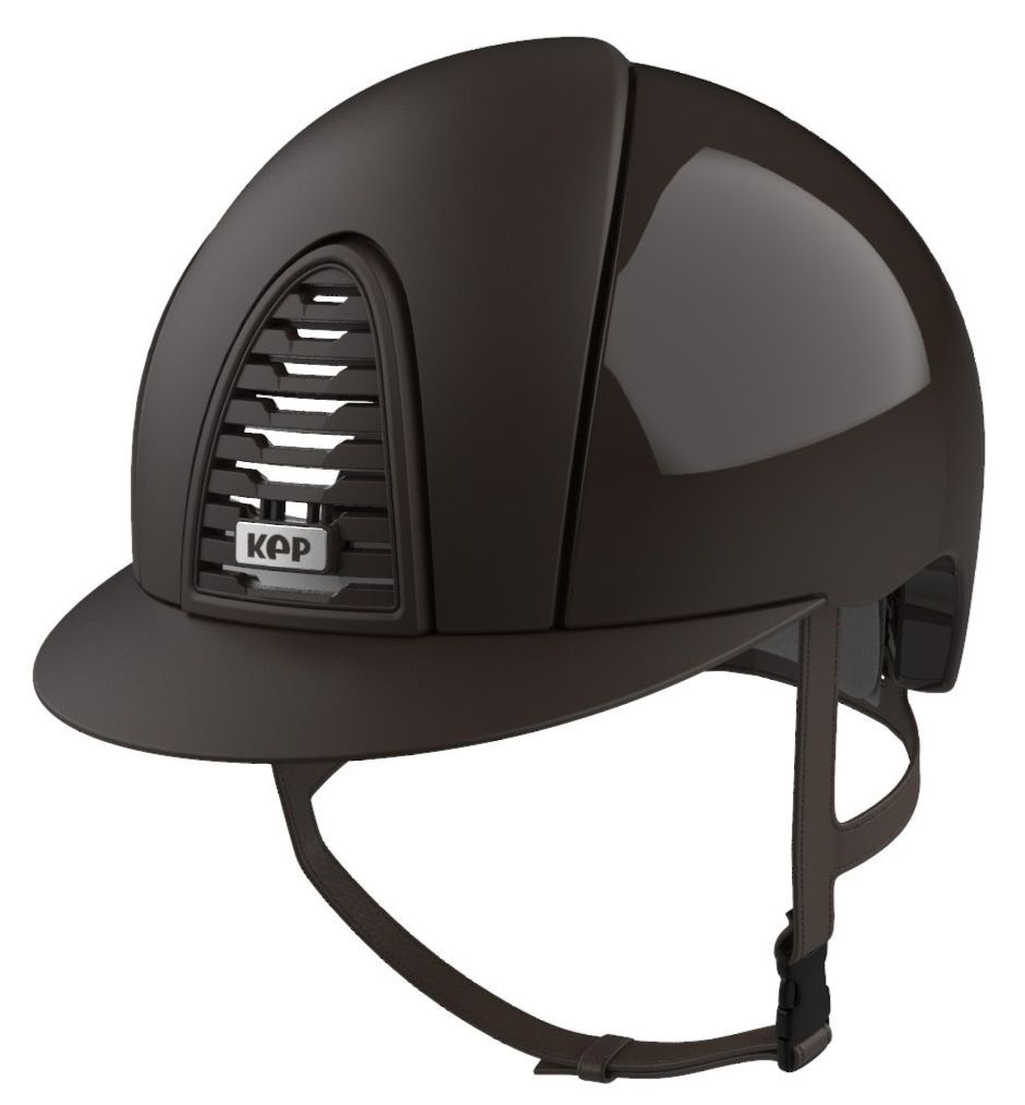 KEP CROMO 2.0 POLISH Riding Helmet - Polish/Textile Brown (UK Customer £635