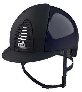KEP CROMO 2.0 POLISH Riding Helmet - Polish/Textile Blue (UK Customer £635.00 / EU & International Customer £529.17)