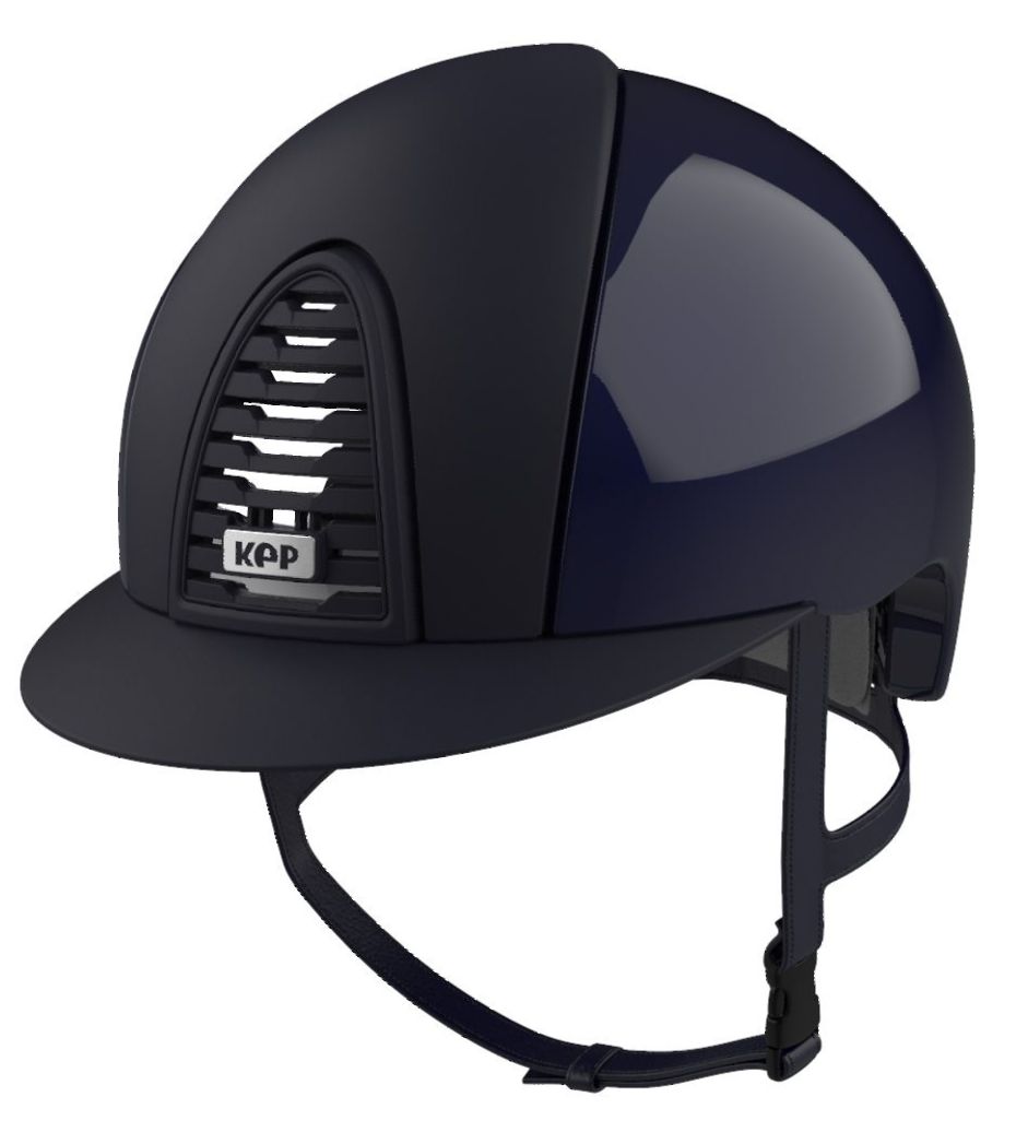 KEP CROMO 2.0 POLISH Riding Helmet - Polish/Textile Blue (UK Customer £635.