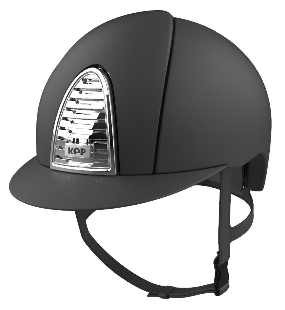 KEP CROMO 2.0 TEXTILE Riding Helmet - Grey/Chrome Grill (UK Customer £585.0