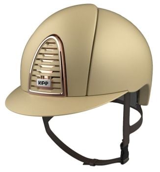 KEP CROMO 2.0 TEXTILE Riding Helmet - Golden Sand/Rose Gold Frame (UK Customer £700.00 / EU & International Customer £583.33)