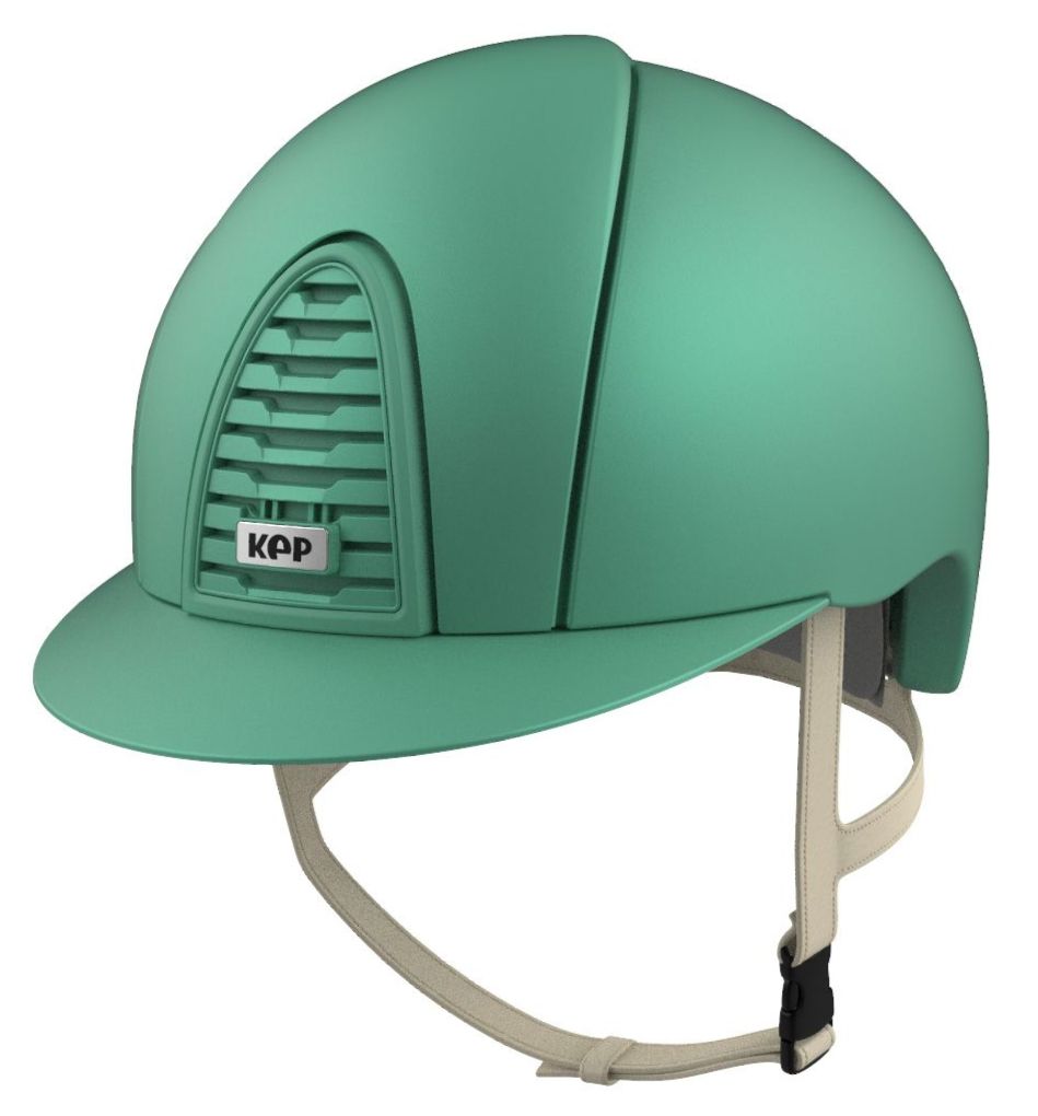 KEP CROMO 2.0 TEXTILE Riding Helmet - Turquoise (UK Customer £690.00 / EU &