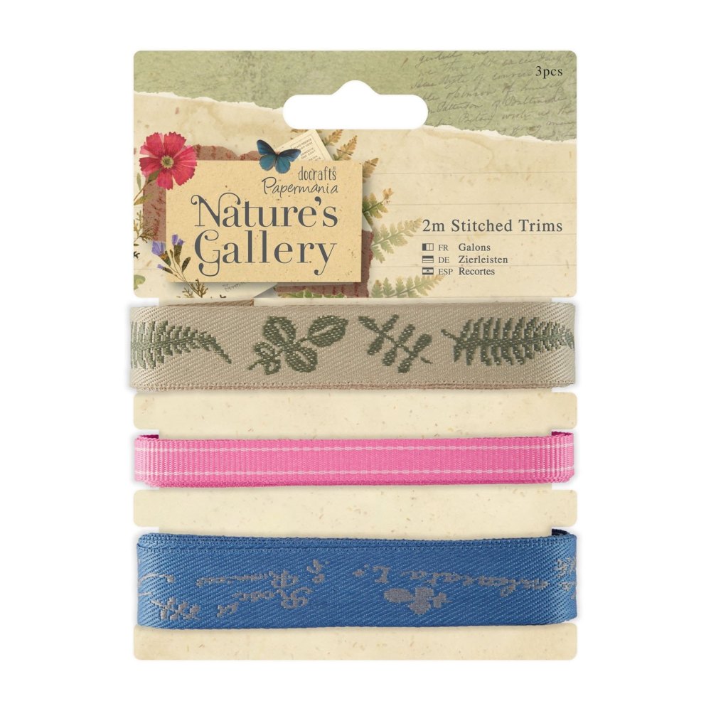 Nature's Gallery 2m Stitched Trims / Ribbons 