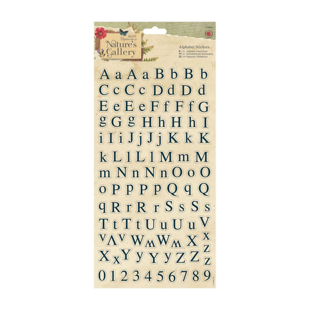Alphabet Stickers - Nature's Gallery