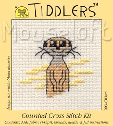 Tiddlers Cross Stitch - Meerkat