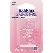 Hemline Bobbins Standard Plastic