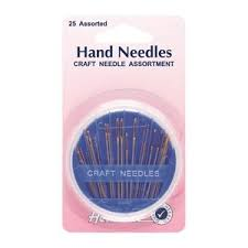 Hemline Hand Needles - 25 Assorted Needles