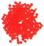 The Craft Factory Frosted Rocailles Beads - Red