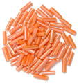 The Craft Factory Bugle Beads - 6mm - Apricot