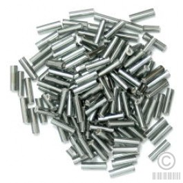 The Craft Factory Bugle Beads - 6mm - Metal